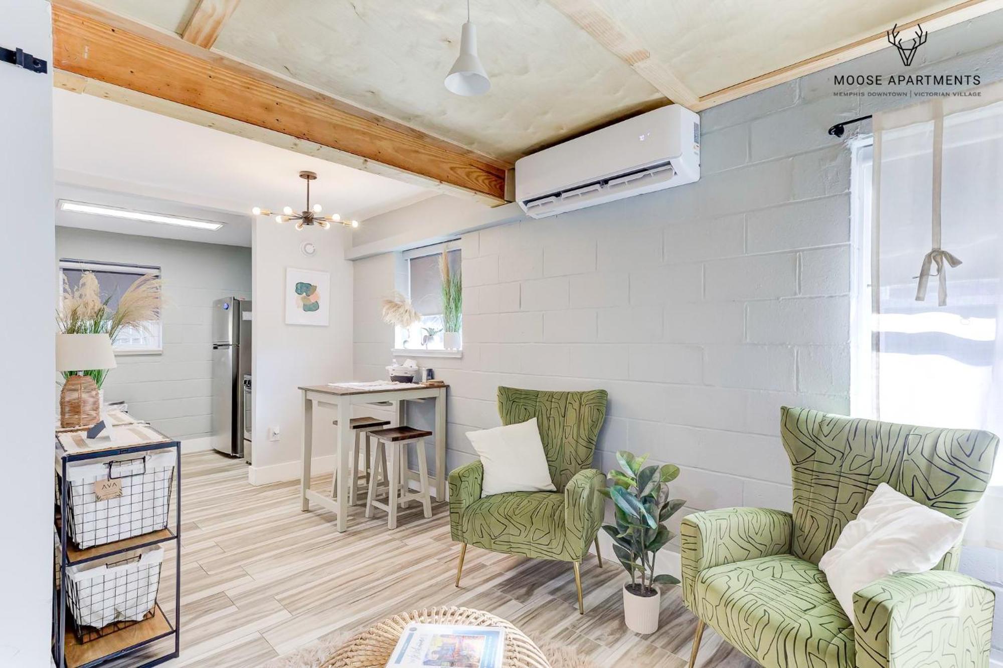 The Moose #6 - Modern Luxe Studio With Free Parking & King Bed メンフィス エクステリア 写真